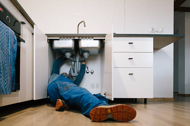 Professional Plumbing technician working in Traphill, NC